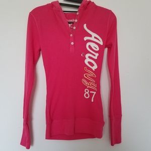 Aeropostale pink long sleeve